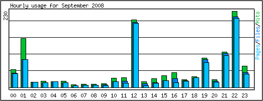 Hourly usage