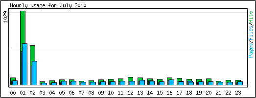 Hourly usage